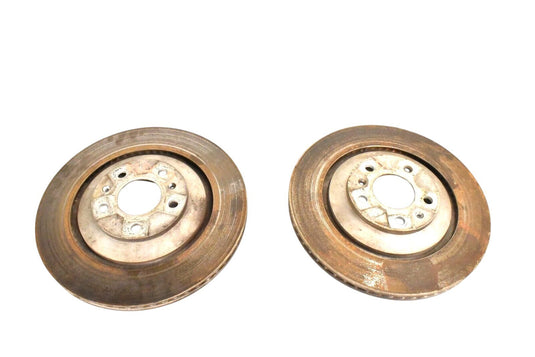 03-18 Bentley Continental Rear Left & Right Disc Brake Rotor Set 4E0615601L Oem