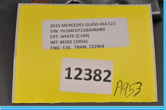 13-16 Mercedes GL450 X166 Radio Antenna Amplifier Noise Filter Module Oem