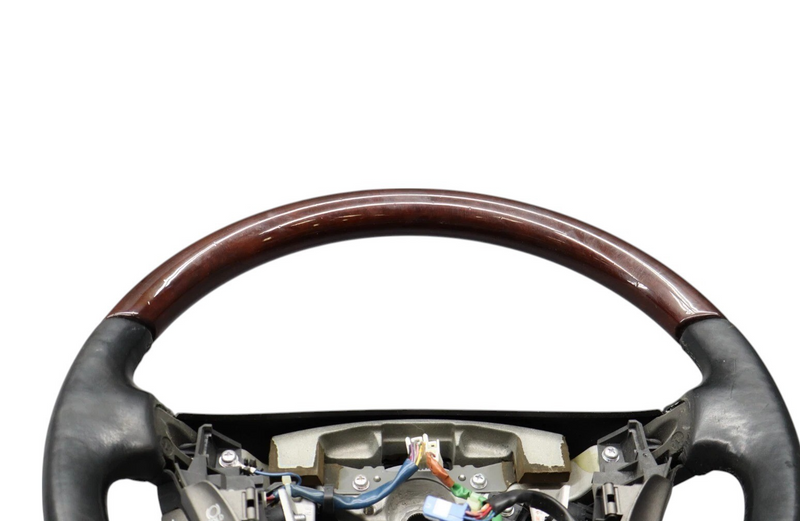 Load image into Gallery viewer, 07-12 Lexus LS460 LS460L Steering Wheel Cruise Woodgrain Leather 4510050250 Oem
