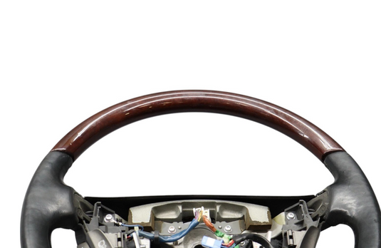 07-12 Lexus LS460 LS460L Steering Wheel Cruise Woodgrain Leather 4510050250 Oem