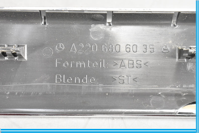 Load image into Gallery viewer, 00-06 Mercedes S500 S600 W220 Rear Right Passenger Door Sill Scuff Plate Oem
