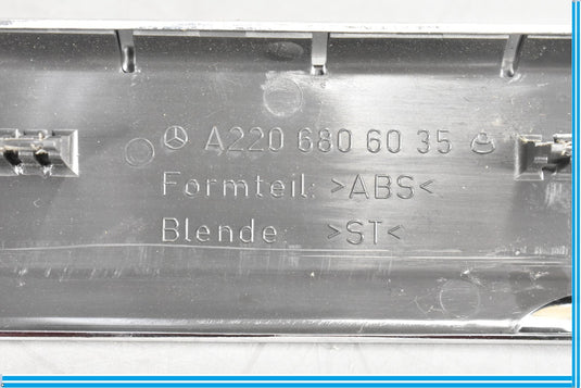 00-06 Mercedes S500 S600 W220 Rear Right Passenger Door Sill Scuff Plate Oem