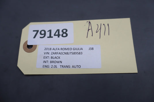 17-22 Alfa Romeo Giulia Overhead Dome Light Lamp Switch 01561305430 Oem