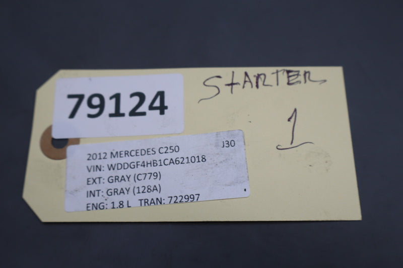 Load image into Gallery viewer, 12-15 Mercedes W204 C250 SLK250 M271 Engine Starter Motor 0051513901 Oem
