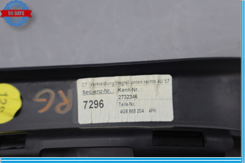 Load image into Gallery viewer, 12-18 Audi A7 Quattro Front Left Driver Side A Pillar Cover Panel Cowl Trim Oem
