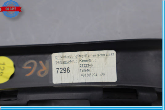 12-18 Audi A7 Quattro Front Left Driver Side A Pillar Cover Panel Cowl Trim Oem