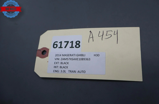 14-17 Maserati Ghibli Dash Instrument Cluster Gauge Speedometer Odometer Oem