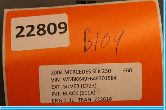 97-04 Mercedes R170 SLK230 SLK320 Window Glass Regulator Button 1708201510 Oem