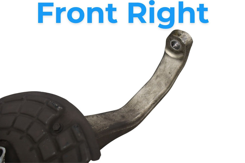 Load image into Gallery viewer, 14-17 Maserati Ghibli Front Right Passenger Spindle Knuckle Hub 670004762 Oem
