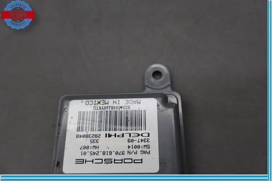 10-16 Porsche Panamera Front Right Passenger Seat Occupant Sensor Module Oem