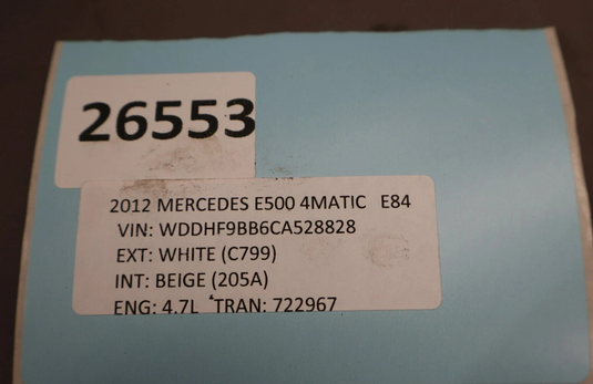 12-18 Mercedes CLS550 E350 Right Side Turbocharger Turbo Charger Manifold Oem