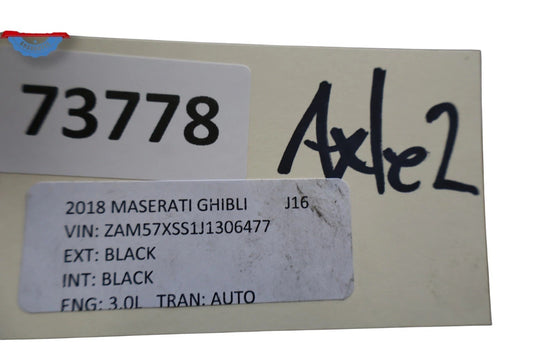 14-20 Maserati Ghibli Rear Right Passenger Side Axle Shaft Half Shaft OEM