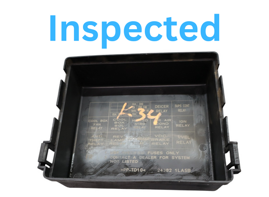 11-12 Infiniti QX56 Fuse Box Junction Unit Panel Lid Cover 243821LA5B Oem