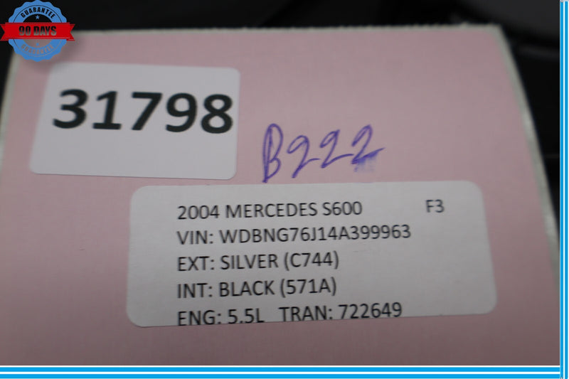 Load image into Gallery viewer, 03-06 Mercedes S600 W220 Front Right Passenger Seat Lower Trim Finish Oem
