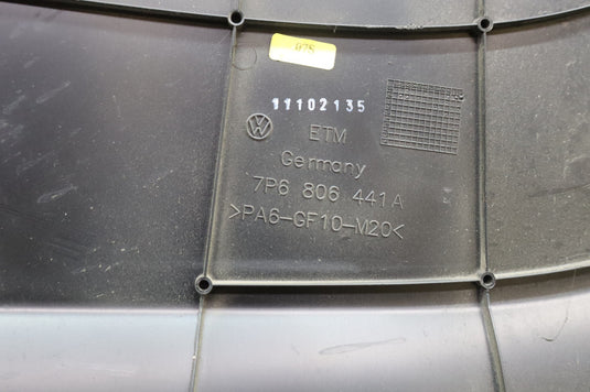 11-15 Volkswagen Touareg Front Left Radiator Support Access Cover 7P6806441A Oem