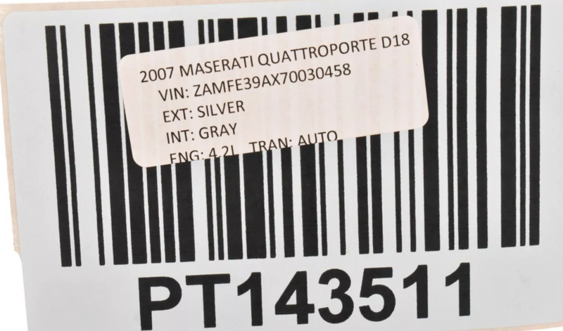 Load image into Gallery viewer, 03-13 Maserati Quattroporte M139 Rear Left Driver Side Interior Door Panel Oem
