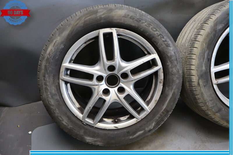 Load image into Gallery viewer, Porsche Cayenne 958 8.5 X 19 19" Wheel Rim Silver 7P5601025A Set of 4 Oem
