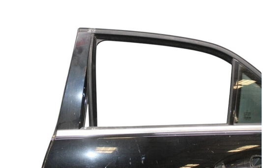 10-13 Mercedes W212 E550 E250 E400 Rear Left Driver Side Door Shell Black Oem