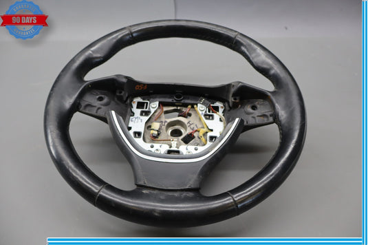 09-17 BMW 750Li 750Li xDrive Front Steering Wheel Leather Black Oem