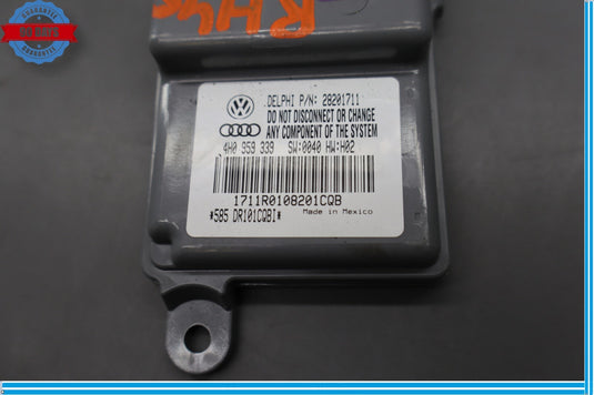 11-17 Audi A8 Quattro Front Right Passenger Side Seat Occupant Detection Module