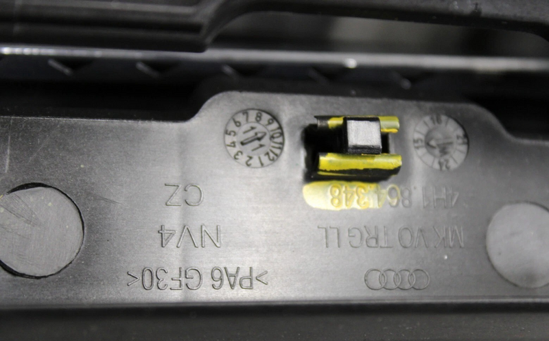 Load image into Gallery viewer, 11-18 Audi A8 Quattro S8 Central Console Trim Bezel Wood Black 4H1864348A OEM
