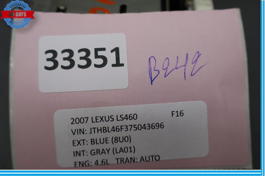 07-09 Lexus LS460 Radio Receiver Noise Filter Unit 90980-05373 Oem