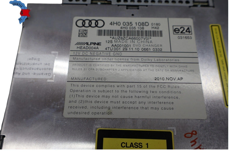Load image into Gallery viewer, 11-12 Audi A7 Quattro A8 Quattro Display CD DVD Player Changer Alpine OEM
