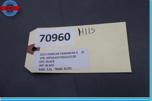 10-16 Porsche Panamera 970 Front Left Side Upper Door Trim Frame Cover Oem