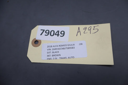 17-22 Alfa Romeo Giulia Engine Crankshaft Pulley Cover 50052943 Oem