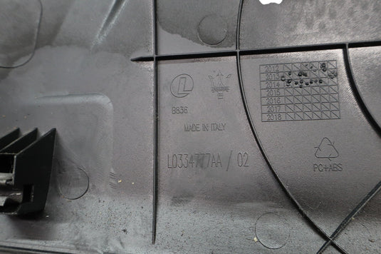 14-20 Maserati Ghibli Levante Front Right Side Seat Outer Switch Cover Trim Oem