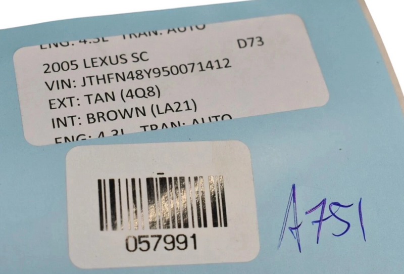 Load image into Gallery viewer, 02-10 Lexus SC430 Z40 Front Left Driver Side Audio Sound Tweeter Speaker Oem
