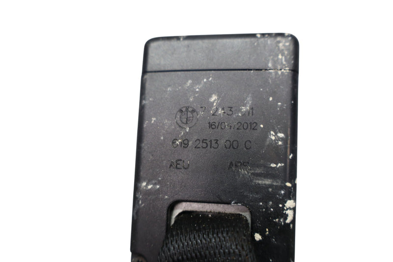 Load image into Gallery viewer, 12-18 BMW 320i 328i F30 Rear Left Driver Side Seat Belt Buckle Latch Black Oem
