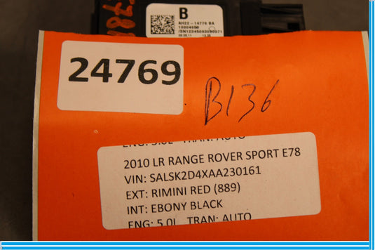10-13 Land Rover Range Rover Sport Front Left Side Door Handle Switch Oem