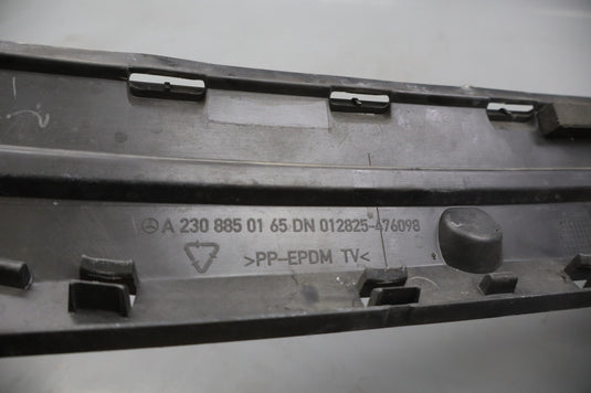 03-06 Mercedes R230 SL500 Rear Center Bumper Cover Support A2308850165 Oem