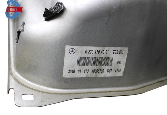 03-06 Mercedes R230 SL500 Fuel Gas Tank Reservoir Assembly Black 2304704001 Oem