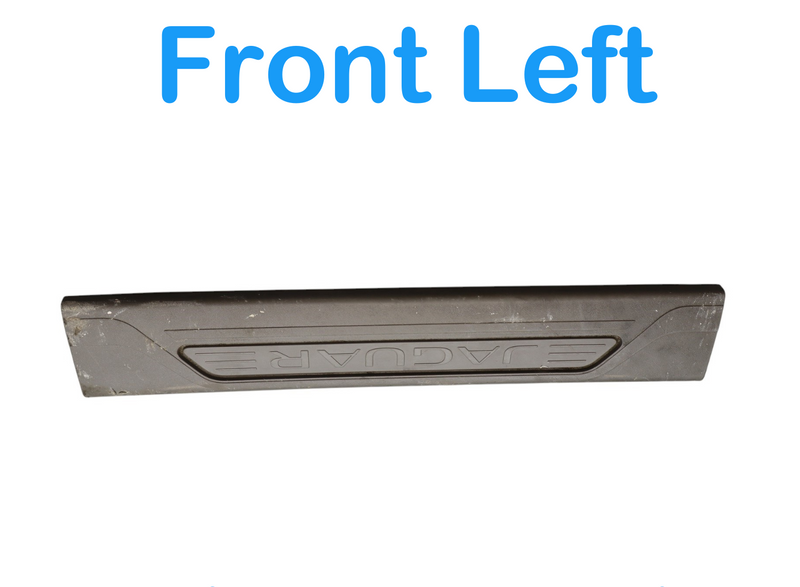 Load image into Gallery viewer, 17-20 Jaguar XE X260 Front Left Driver Side Door Sill Scuff Plate Cover Oem

