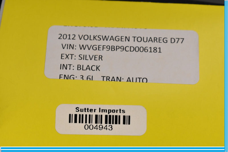Load image into Gallery viewer, 11-18 Volkswagen VW Touareg Front Left Driver Side Seat Storage Box Black Oem
