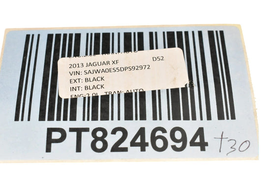 09-15 Jaguar XF Engine Radiator Support Cover Trim Panel Black 8X238A303CD OEM