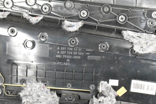 14-17 Mercedes E550 E350 Convertible Front Right Side Interior Door Panel OEM