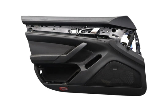 10-16 Porsche Panamera Front Left Side Interior Door Panel Cover Trim Black Oem