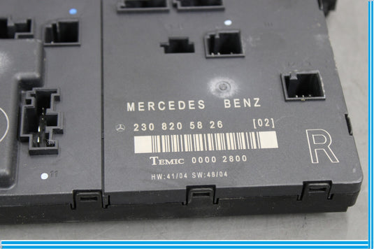 03-12 Mercedes R230 SL550 SL500 Right Passenger Side Door Control Module Oem