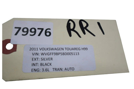 11-17 Volkswagen Touareg Right Roof Rail Rack Luggage Carrier Molding Oem