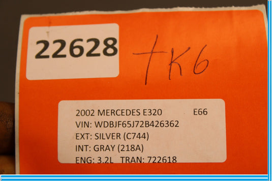 00-03 Mercedes W210 E320 E430 Emergency Spare Tire Jack Tool Kit Oem
