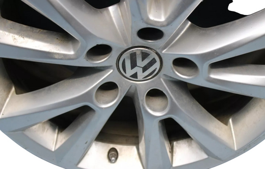 11-17 Volkswagen VW Touareg 18x8 18" 10-Spoke Alloy Wheel Rim 7P6601025C Oem
