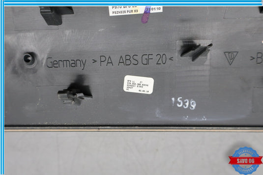 10-16 Porsche Panamera Front Right Side Dashboard Panel Black Trim Oem