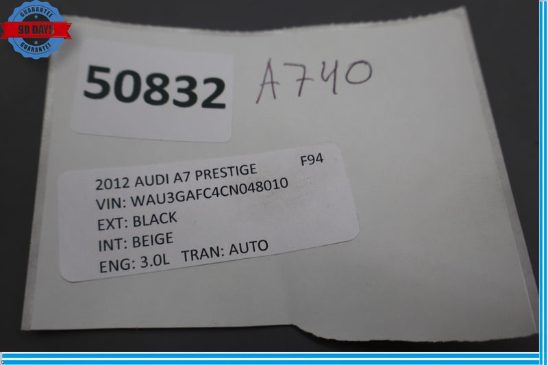 Load image into Gallery viewer, 12-18 Audi A7 Quattro Rear RightSide Quarter Panel Window Molding Trim Cover Oem
