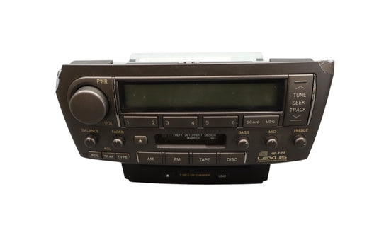 01-03 Lexus LS430 XF30 Radio CD Player Receiver Head Unit 8612050670 Oem