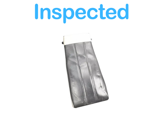 03-06 Bentley Continental Front Left Side Seat Upper Backrest Cushion Black OEM