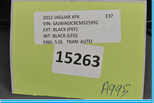 09-15 Jaguar XF XFR Rear Left Driver Side Door Scuff Tread Plate Oem