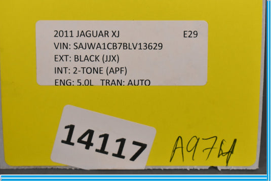 10-13 Jaguar XJ XJL Right Passenger Side Bonnet Hood Loop Catch Lock Hook Oem